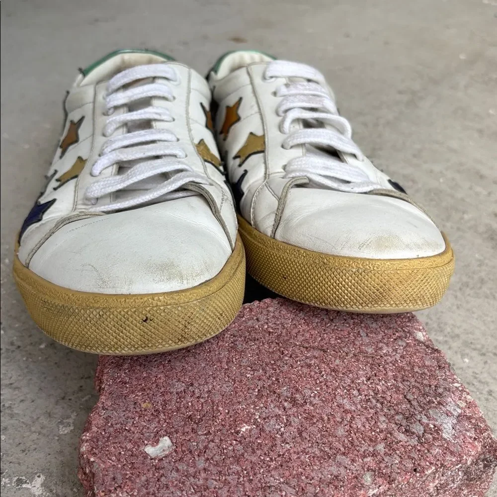 Saint Laurent multicolored Star Court classic sneakers - Picture 4 of 10